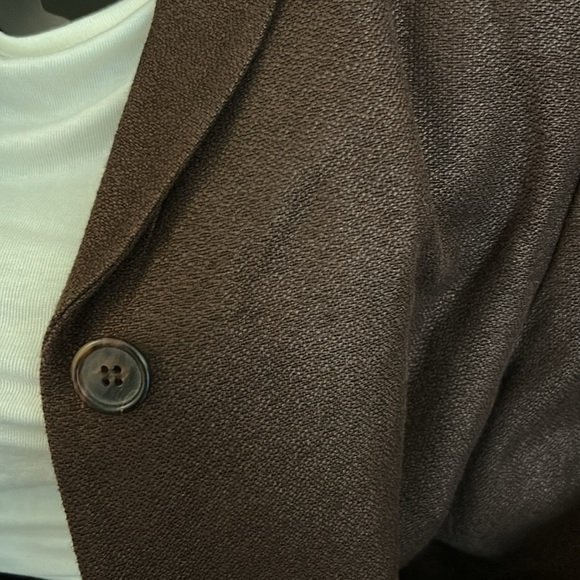 Brown Women's Jacket Linen,Viscose - Picture 2 of 9